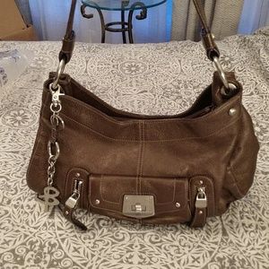 B. Makowsky Brown Leather Handbag